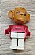 invID: 385604001 M-No: fab8e  Name: Fabuland Monkey - Gabriel Gorilla, Brown Head, White Legs, Red Top