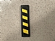 invID: 385973295 P-No: 2431pb298  Name: Tile 1 x 4 with Black and Yellow Danger Stripes Pattern (Sticker) - Set 7885