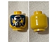 invID: 387031740 P-No: 3626bpb0094  Name: Minifigure, Head Alien with Blue and Silver Mask Type 3 Pattern - Blocked Open Stud