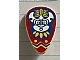invID: 387392539 P-No: 2586px10  Name: Minifigure, Shield Ovoid with Islanders Mask Pattern