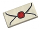 invID: 387990155 P-No: 3069pb0779  Name: Tile 1 x 2 with Envelope with Red Wax Seal and Light Bluish Gray Highlights Pattern