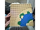 invID: 390360226 P-No: 2359px1  Name: Baseplate 32 x 32 with 7-Stud Road Curve and River Blue/Green Pattern