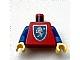 invID: 390952176 P-No: 973px138c01  Name: Torso Castle Crusaders Gold Lion Shield Pattern / Blue Arms / Yellow Hands