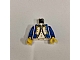 invID: 390977133 P-No: 973p3rc01  Name: Torso Imperial Governor / Admiral Blue Uniform Jacket with Black and Gold Trim and Silver Buttons over Shirt with Buttons Pattern / Blue Arms / Yellow Hands