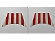 invID: 391324468 P-No: sailbb04  Name: Cloth Sail 27 x 17 Top with Red Thick Stripes Pattern