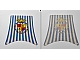 invID: 391327255 P-No: sailbb02  Name: Cloth Sail Main with Blue Stripes and Crown Shield Pattern