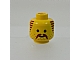 invID: 391792579 P-No: 3626bpb0096  Name: Minifigure, Head Moustache, Stubble and Sideburns Brown Pattern - Blocked Open Stud