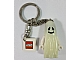 invID: 392142616 G-No: 851036  Name: Minifigure Ghost Key Chain with 2 x 2 Square Lego Logo Tile
