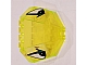 invID: 392684072 P-No: 6084pb01  Name: Windscreen 8 x 3 1/2 x 4 1/6 Canopy Half Octagonal with Black and White Eyes with Green Eyebrows Pattern (Stickers) - Sets 2160 / 2162