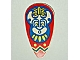 invID: 393526563 P-No: 2586px10  Name: Minifigure, Shield Ovoid with Islanders Mask Pattern