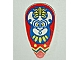 invID: 393526608 P-No: 2586px10  Name: Minifigure, Shield Ovoid with Islanders Mask Pattern
