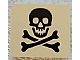 invID: 393775710 P-No: 4215ap30  Name: Panel 1 x 4 x 3 - Solid Studs with Skull and Crossbones (Jolly Roger) Pattern