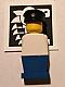 invID: 393563359 M-No: old005  Name: Legoland - White Torso, Blue Legs, Black Hat