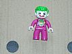 invID: 394417293 M-No: 47394pb286  Name: Duplo Figure Lego Ville, The Joker, Magenta Legs and Top, White Hands, White Head, Red Lips, Bright Green Hair