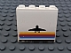 invID: 398898062 P-No: BA006pb04  Name: Stickered Assembly 4 x 1 x 3 with Classic Airport Logo Pattern (Sticker) - Sets 6392 / 6396 - 3 Brick 1 x 4