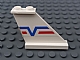 invID: 394899056 P-No: 2340pb027  Name: Tail 4 x 1 x 3 with Blue 'V' and Red Line Pattern on Both Sides (Stickers) - Set 6346