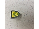 invID: 395572849 P-No: 3846pb013  Name: Minifigure, Shield Triangular  with Green Chevrons on Yellow Background Pattern (Sticker) - Sets 375 / 6075