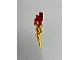 invID: 395643637 P-No: 11302  Name: Hero Factory Weapon Accessory, Flame / Lightning Bolt with Axle Hole