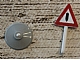 invID: 396217344 P-No: 747p01c01  Name: Road Sign with Post, Triangle with Generic Warning Pattern, Type 1 Base