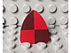 invID: 325239667 P-No: 3846px3  Name: Minifigure, Shield Triangular  with Red/Maroon Quarters Pattern