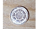 invID: 397841782 P-No: 98138pb024  Name: Tile, Round 1 x 1 with Silver Octagonal Jewel Pattern (LotR Arkenstone)
