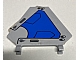 invID: 397954047 P-No: x1435pb007  Name: Flag 5 x 6 Hexagonal with Blue Milano Spaceship Pattern (Sticker) - Set 76021