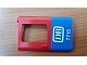 Lot ID: 398188682 P-No: 4182p05 Name: Door 1 x 4 x 5 Train Right, Thin Support at Bottom with Blue Bottom Half Pattern invID: 398188682 P-No: 4182p05 Name: Door 1 x 4 x 5 Train Right, Thin Support at Bottom with Blue Bottom Half Pattern