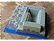 invID: 398191209 P-No: 2552px4  Name: Baseplate, Raised 32 x 32 with Ramp and Pit with Blue Water and Green Stones Pattern