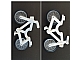 invID: 398556393 P-No: 4719c01  Name: Bicycle with Trans-Clear Wheels and Black Tires (4719 / 4720 / 2807)