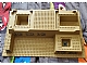 invID: 398612766 P-No: 51542pb003  Name: Baseplate, Raised 32 x 48 x 6 with Level Front with Stone Pattern on Four Sides and Pit Pattern (21 Stickers) - Set 7627-1