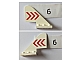 invID: 399064639 P-No: 3587pb03  Name: Tail with Rounded Top, 3 Red Arrows Pattern