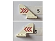 invID: 399064638 P-No: 3587pb03  Name: Tail with Rounded Top, 3 Red Arrows Pattern