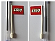 invID: 399065115 P-No: 3596pb02  Name: Flag on Flagpole, Straight with LEGO Logo Pattern