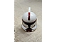 invID: 356881364 P-No: 61189pb05  Name: Minifigure, Headgear Helmet SW Clone Trooper with Holes, Dark Red Markings Pattern