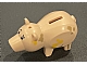 invID: 400155117 P-No: 89991pb02  Name: Pig with Coin Plug Hole and Hole for Hat with Black Eyes, Dark Tan Dirt, and Paint Splotches Pattern (Toy Story Hamm)