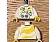 invID: 400235917 P-No: 973pb5343c01  Name: Torso LEGO World 2020 with Yellow Stripes, Head with Eyes and Number 12 Pattern / White Arms / Yellow Hands