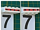 invID: 400351133 P-No: 3001oldpb01  Name: Brick 2 x 4 with Plane Windows 4 in Thin Red Stripe Pattern