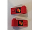 invID: 400539948 P-No: 3822pb013  Name: Door 1 x 3 x 1 Left with Classic Fire Logo Pattern (Sticker) - Sets 640-2 / 6690