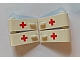 invID: 400543568 P-No: 3821p24  Name: Door 1 x 3 x 1 Right with Red Cross Pattern