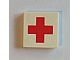 invID: 400544332 P-No: 3068p52  Name: Tile 2 x 2 with Red Cross Pattern