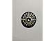 invID: 400633376 P-No: 2958pb043  Name: Technic, Disk 3 x 3 with Gold on Black Pattern (Sticker) - Set 8103