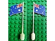 invID: 400793037 P-No: 777px13  Name: Flag on Flagpole, Wave with Australia Pattern