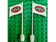 invID: 400794282 P-No: 777px8  Name: Flag on Flagpole, Wave with Lego Logo in Red Ellipse Pattern
