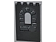 invID: 400957874 P-No: 60808pb008  Name: Panel 1 x 4 x 5 Wall with Window with Bricks (3 Outlined on Arch), Black Mortar, Dark Bluish Gray and White Highlights Pattern (Sticker) - Sets 4183 / 7946