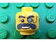 invID: 401234371 P-No: 3626bpb0460  Name: Minifigure, Head Glasses with Monocle on Chain and Bushy Dark Bluish Gray Eyebrows and Moustache Pattern - Blocked Open Stud