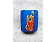 invID: 401479033 P-No: 30602pb035L  Name: Slope, Curved 2 x 2 Lip with Flame Pattern Model Left (Sticker) - Set 8668