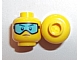 invID: 399270803 P-No: 3626cpb2022  Name: Minifigure, Head Glasses with Medium Azure Ski Goggles and Slight Frown Pattern - Hollow Stud