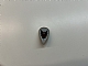 invID: 402646905 P-No: 2586p4f  Name: Minifigure, Shield Ovoid with Black and Red Bat on Silver Background Pattern