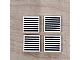 invID: 403748108 P-No: 3068p07  Name: Tile 2 x 2 with Black Grille with 7 Lines Pattern