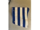 invID: 403975123 P-No: sailbb27  Name: Cloth Sail 9 x 11, 3 Holes with Blue Stripes Pattern (from 6273)